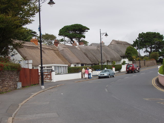 Thatched cottages at Dunmore East
